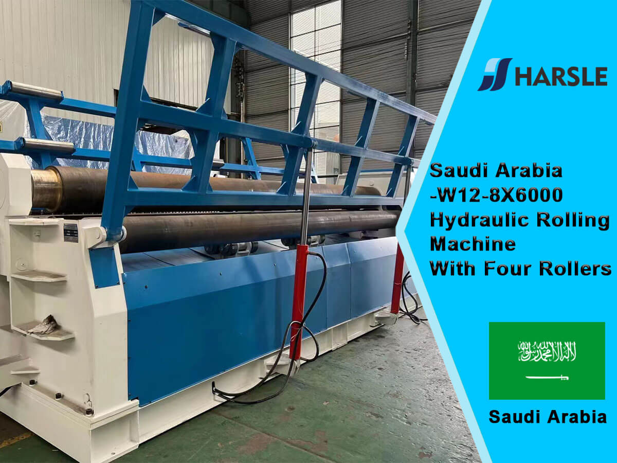 Arabia saudita-W12-8x6000 Rolling idraulico con quattro rulli