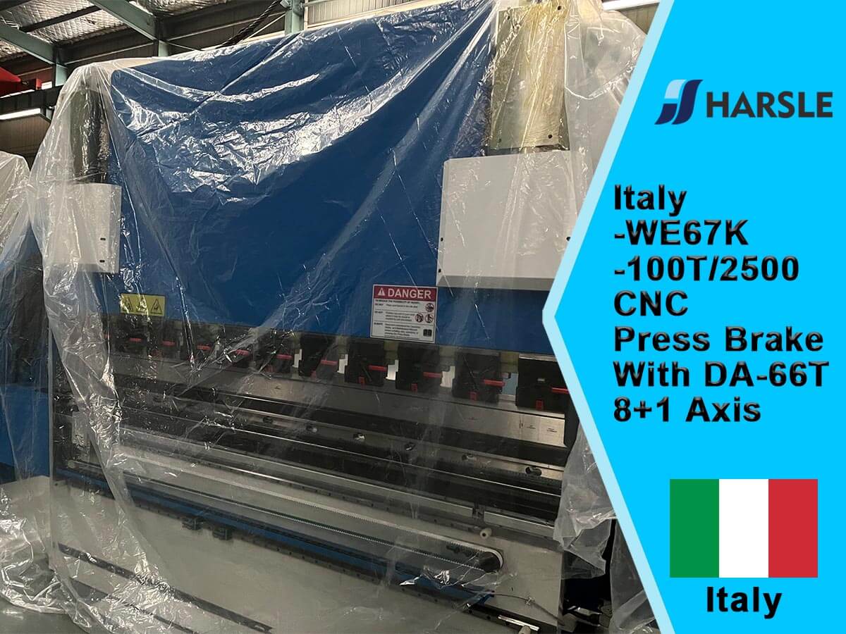 Italia-We67K-100T/2500 CNC Pressa freno con DA-66T, 8+1 asse