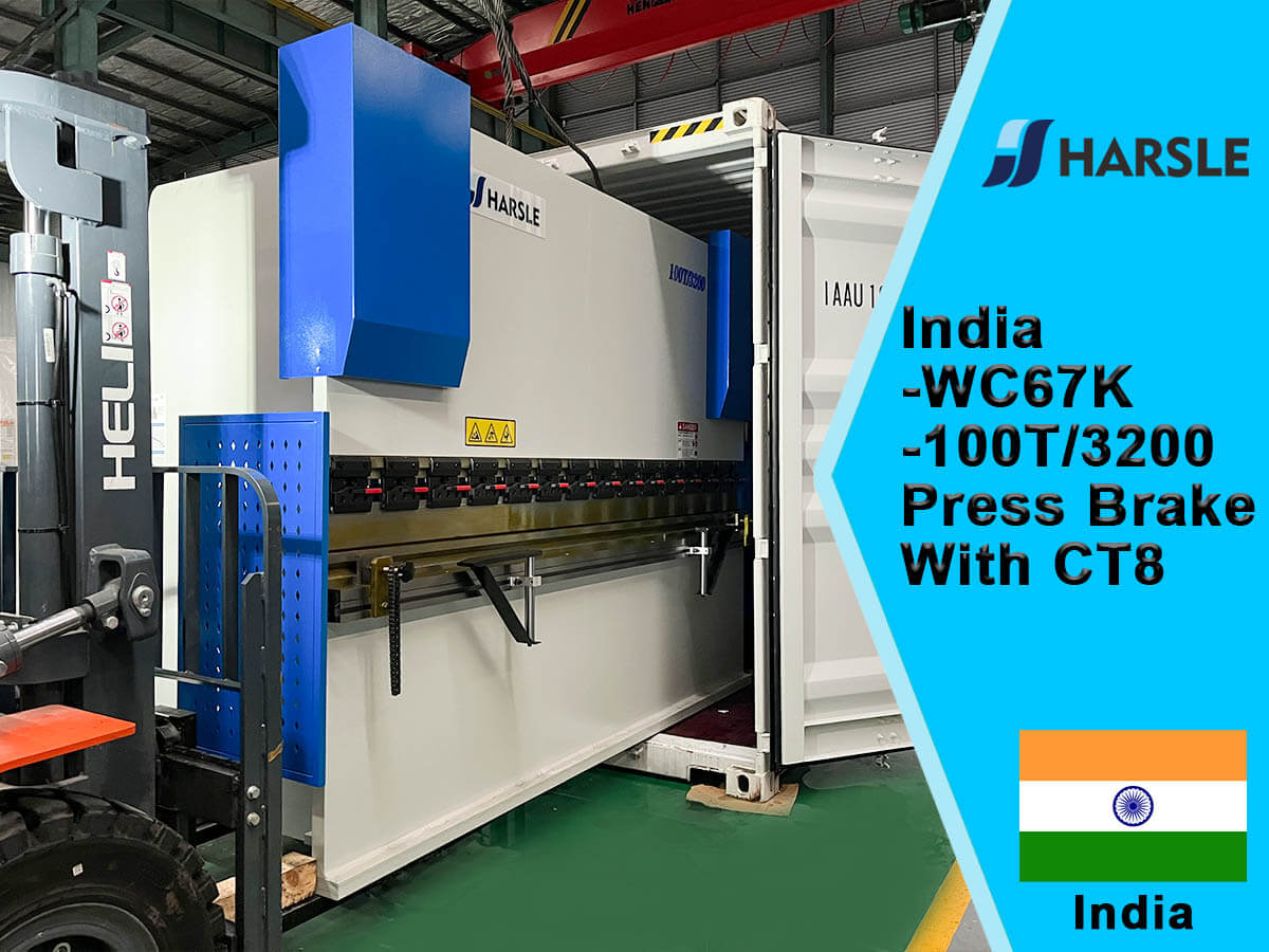 India-WC67K-100T/3200 Press Brake con CT8