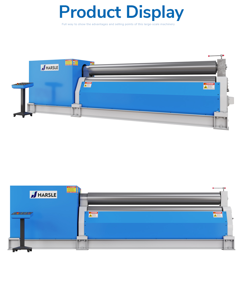 Laminatoio meccanico per lamiere a 3 rulli