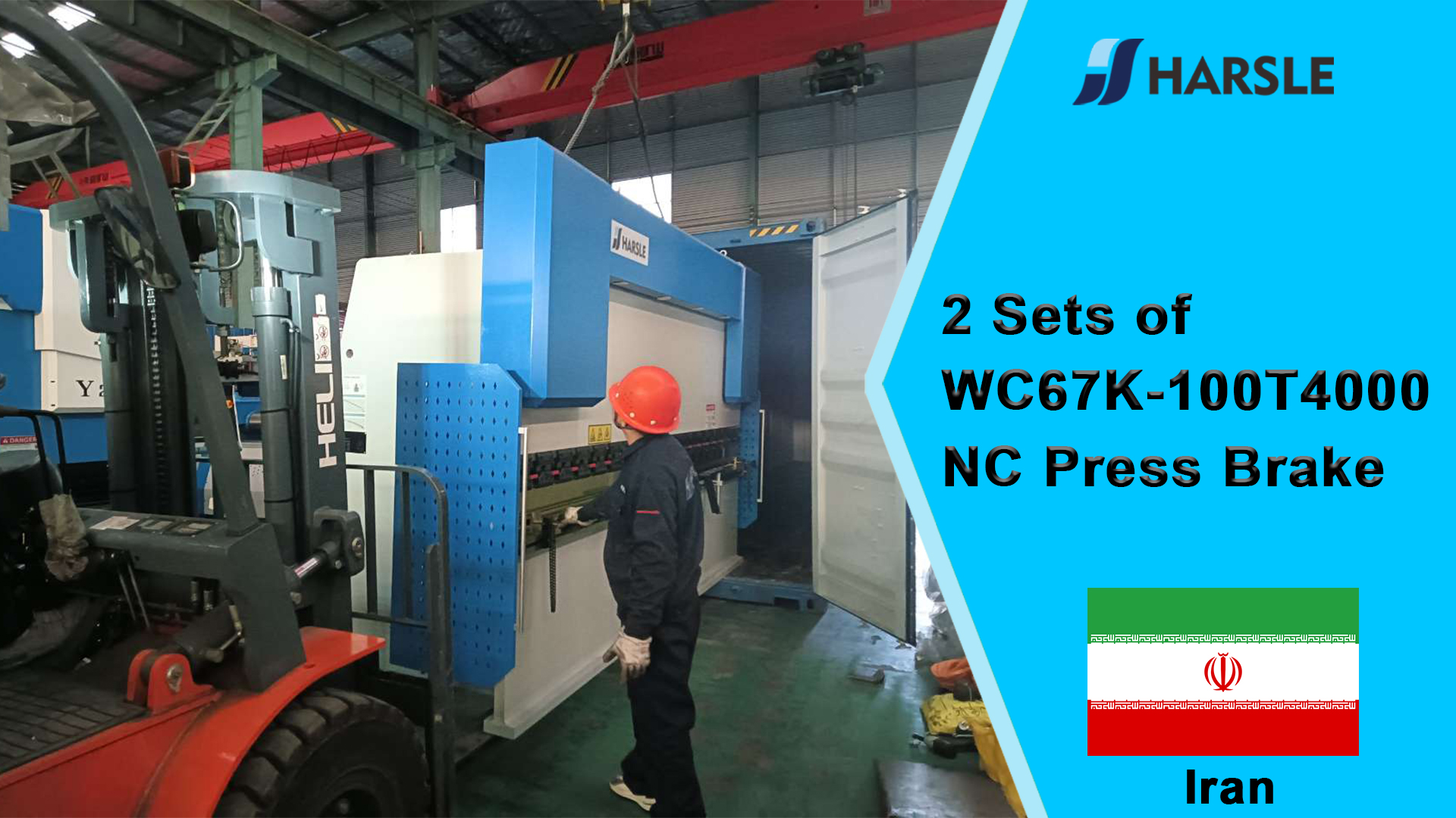 Iran-2 Set di presse piegatrici NC WC67K-100T4000