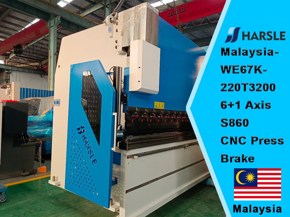 Malesia-We67K-220T3200 6+1 Asse S860 CNC Freno Pressa