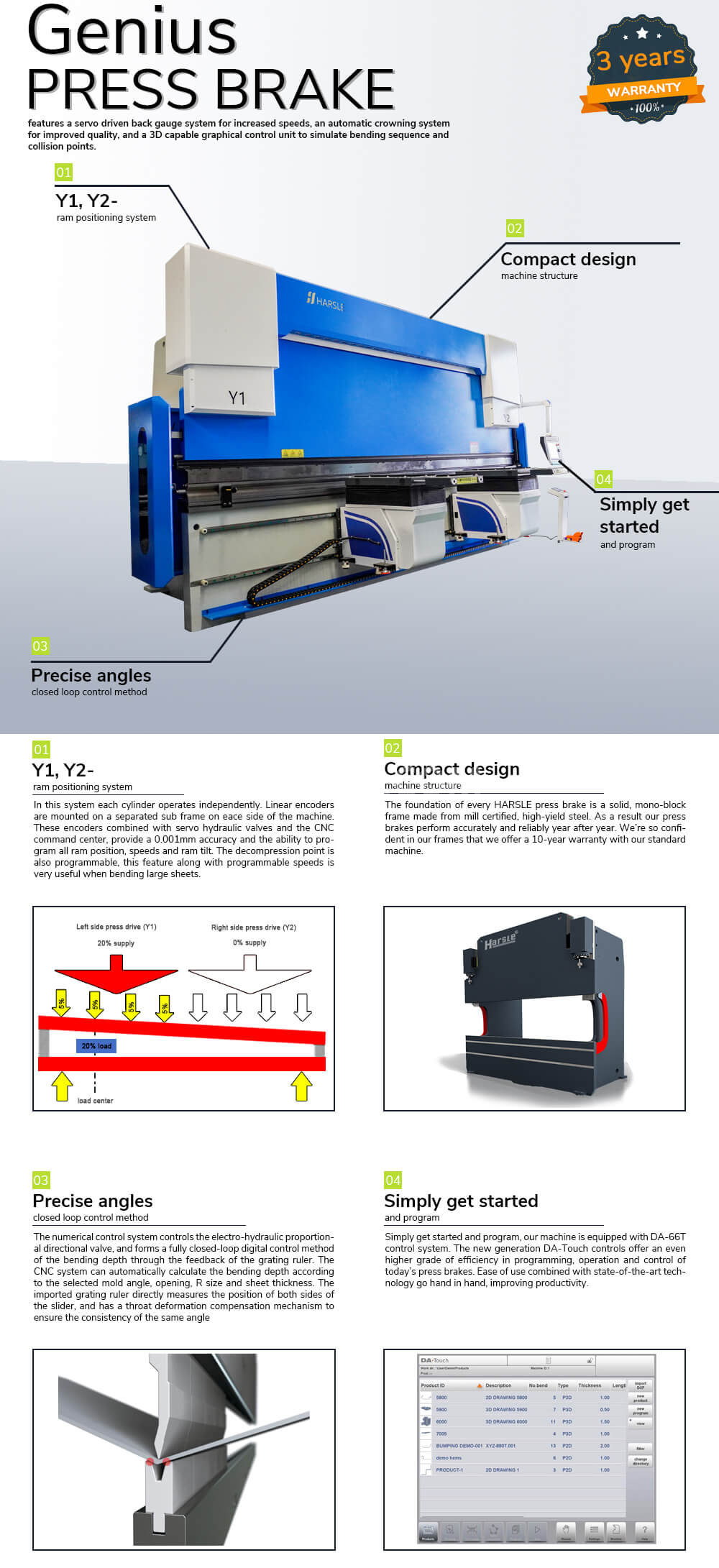 Pressa piegatrice CNC Genius 