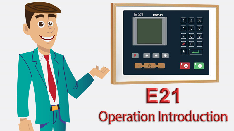 Come utilizzare il controller E21 per la piegatrice