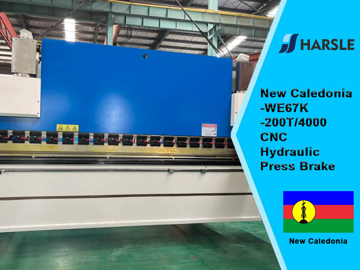 Nuovo freno di pressione idraulica CNC Caledonia-We67K-200t/4000 CNC con Asse DA58T 4+1