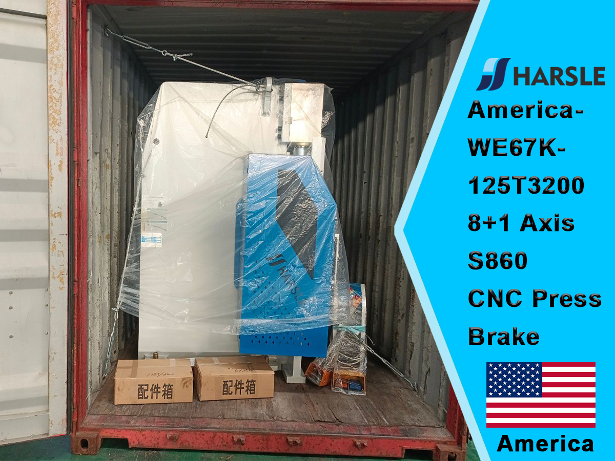 America-We67K-125T3200 8+1 Asse S860 CNC Freno Pressa 