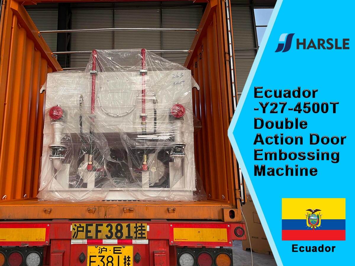 Ecuador-Y27-4500t Double Action Door Embossing Machine