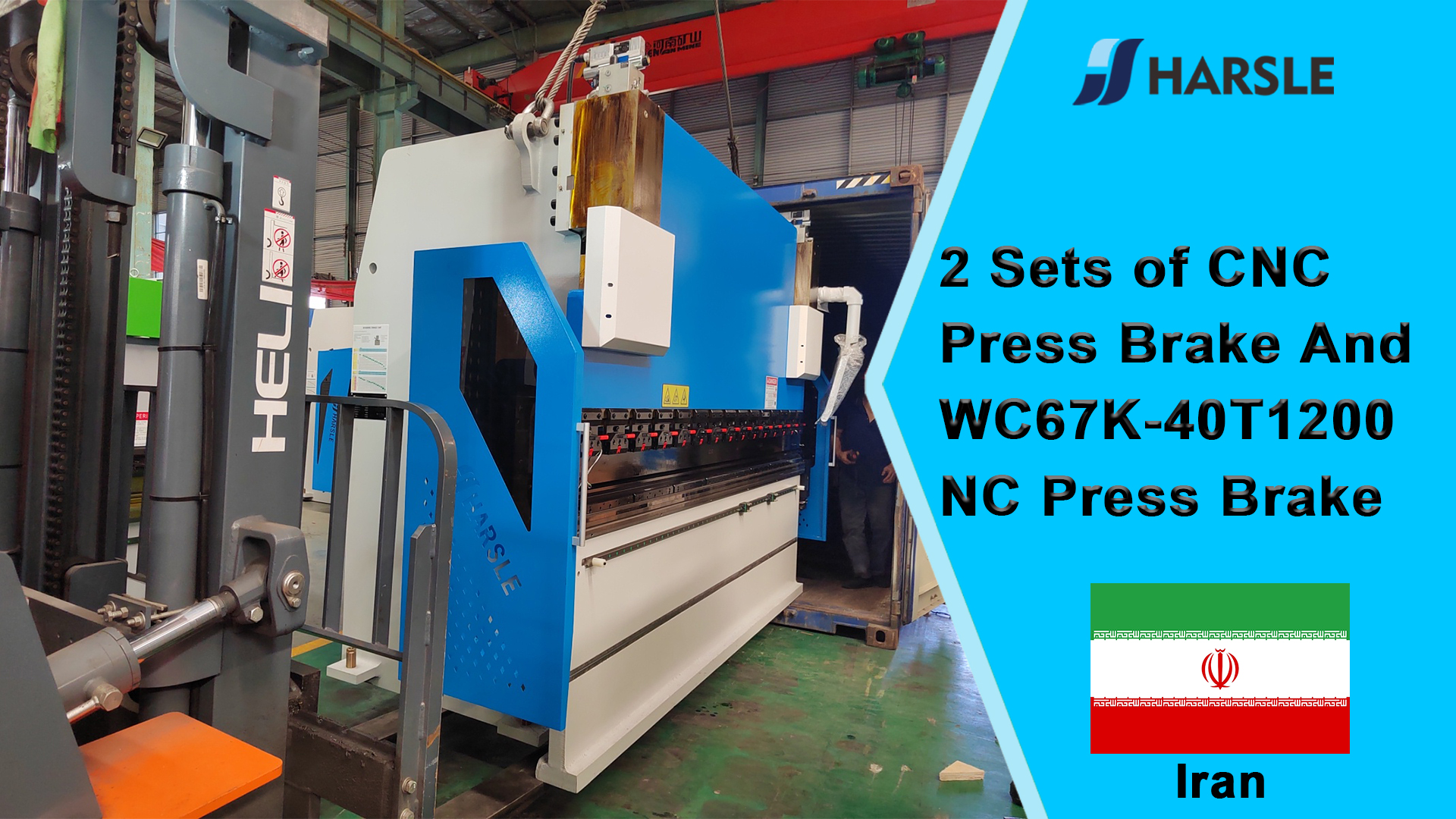 Iran-2 Set di presse piegatrici CNC e presse piegatrici NC WC67K-40T1200