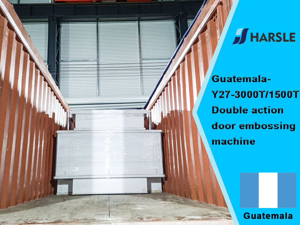 Guatemala-Y27-3000T/1500T Double Action Door Embossing Machine