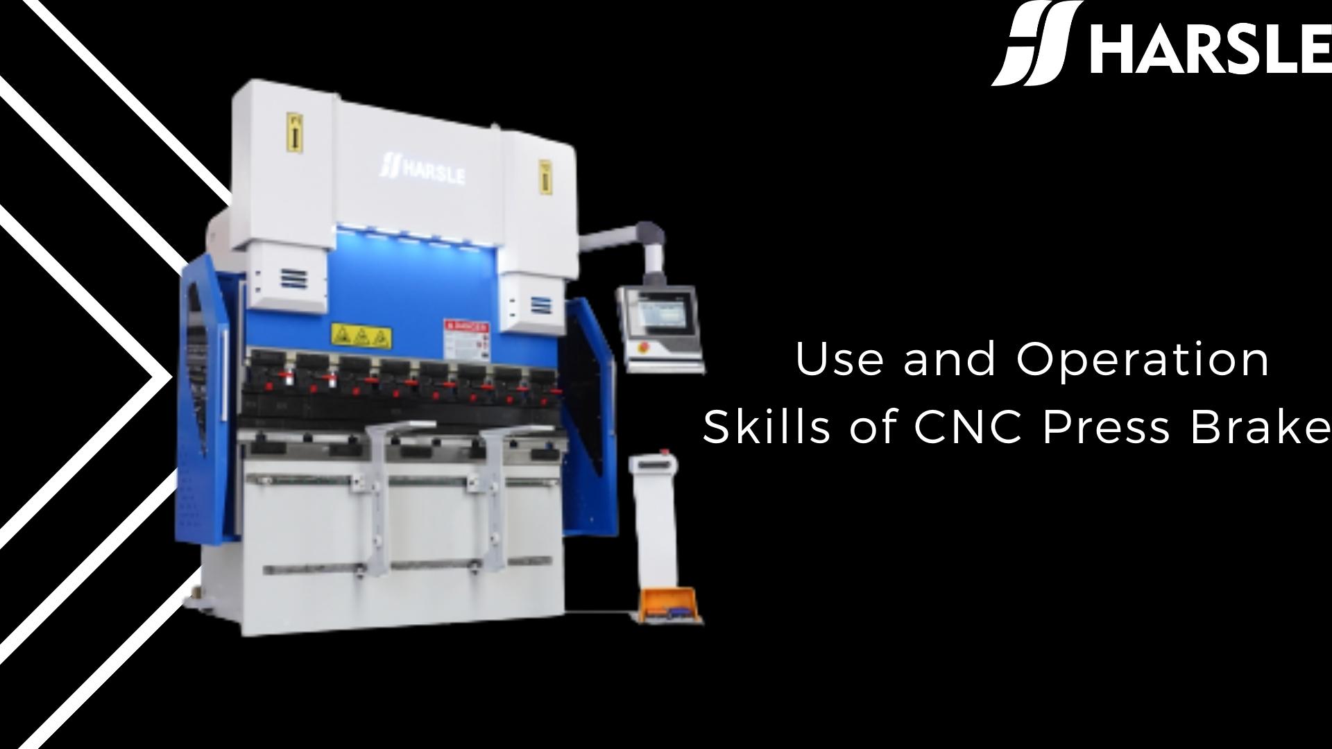 Abilità di utilizzo e operazione del freno CNC Press