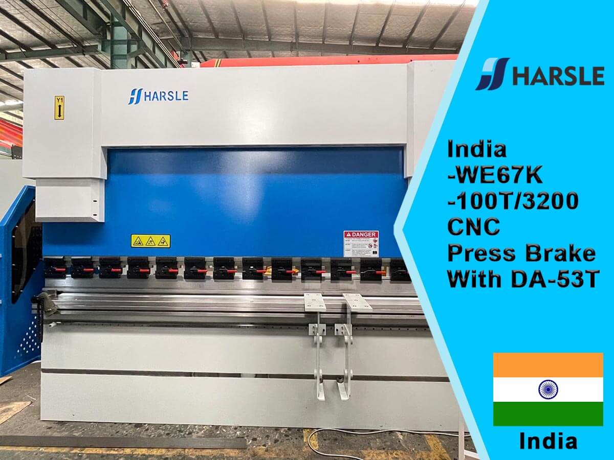 India-We67K-100T/3200 CNC Press Brake con DA-53T