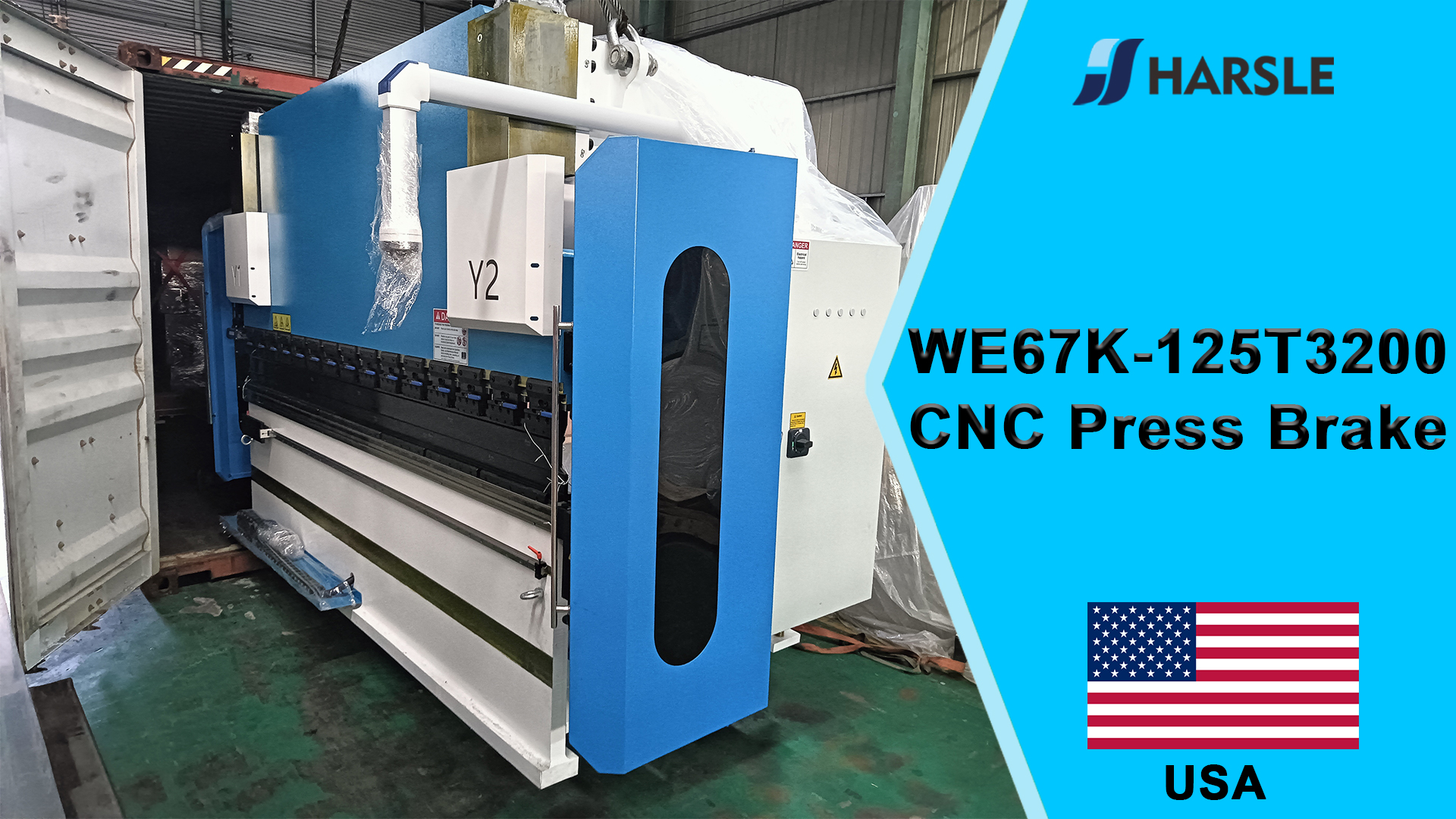 Pressa piegatrice CNC USA-WE67K-125T3200