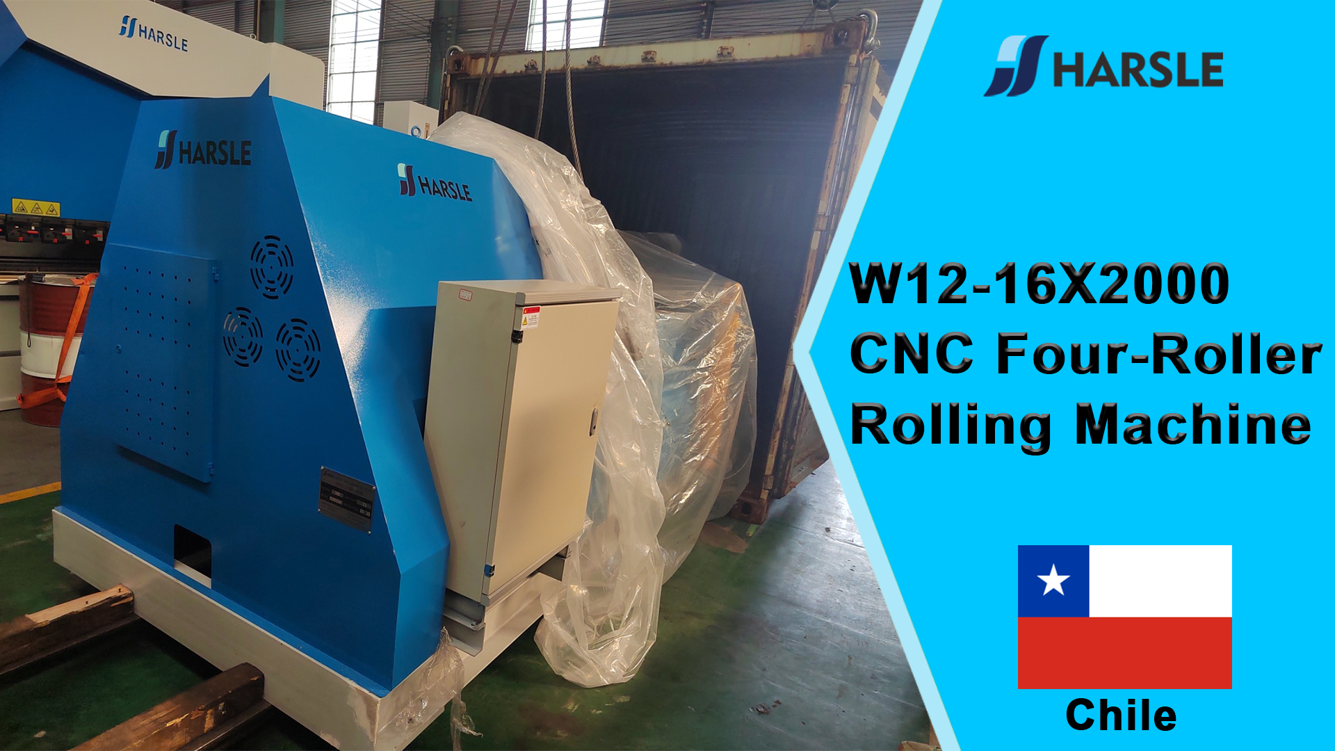 Laminatoio a quattro rulli CNC Chile-W12-16X2000