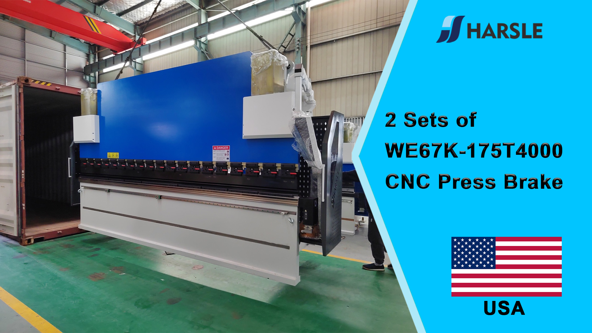 USA-2 set di presse piegatrici CNC WE67K-175T4000