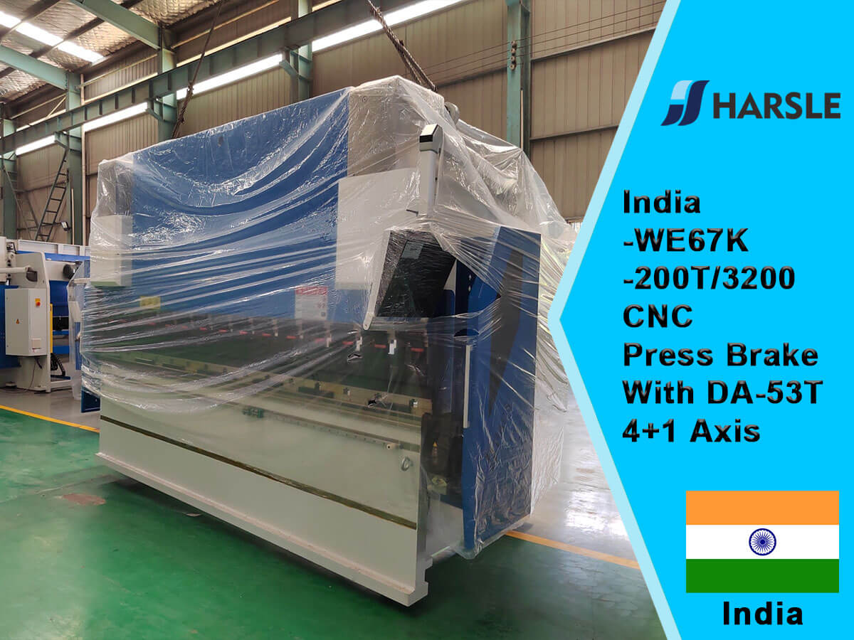 India-We67K-200t/3200 CNC Pressa freno con Asse DA-53T 4+1