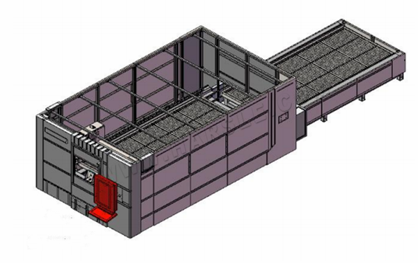 Installa la macchina da taglio laser