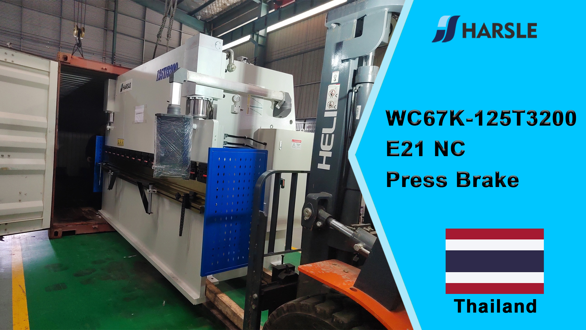 Thailandia-WC67K-125T3200 Pressa piegatrice E21 NC