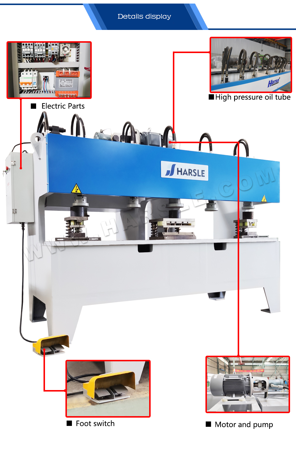 china steel door punching machine