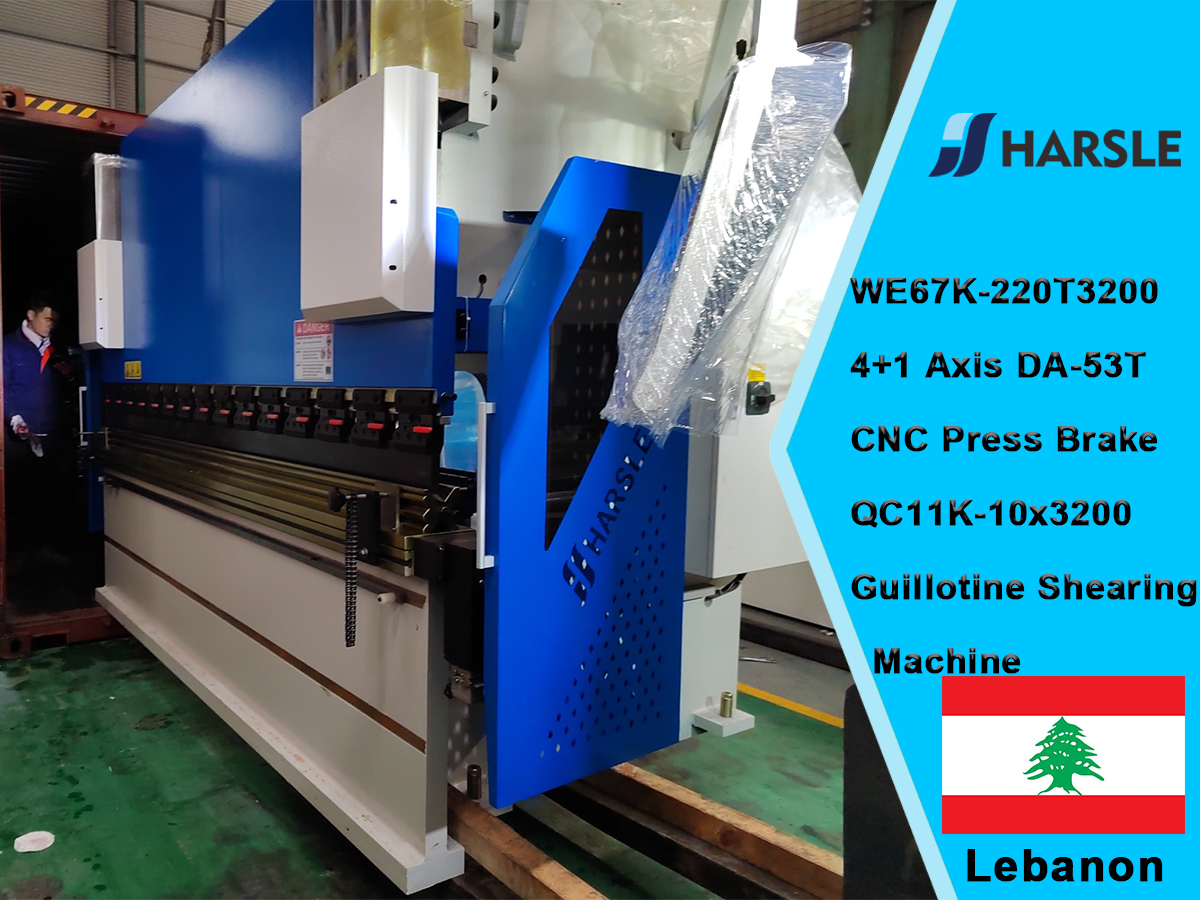 Libano-WE67K-220T3200 Pressa piegatrice CNC 4 + 1 asse DA-53T