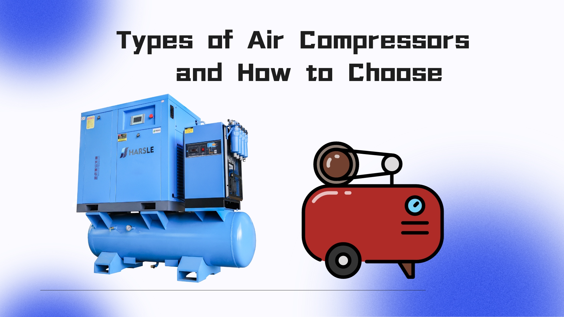 Tipi di compressori d'aria e come scegliere