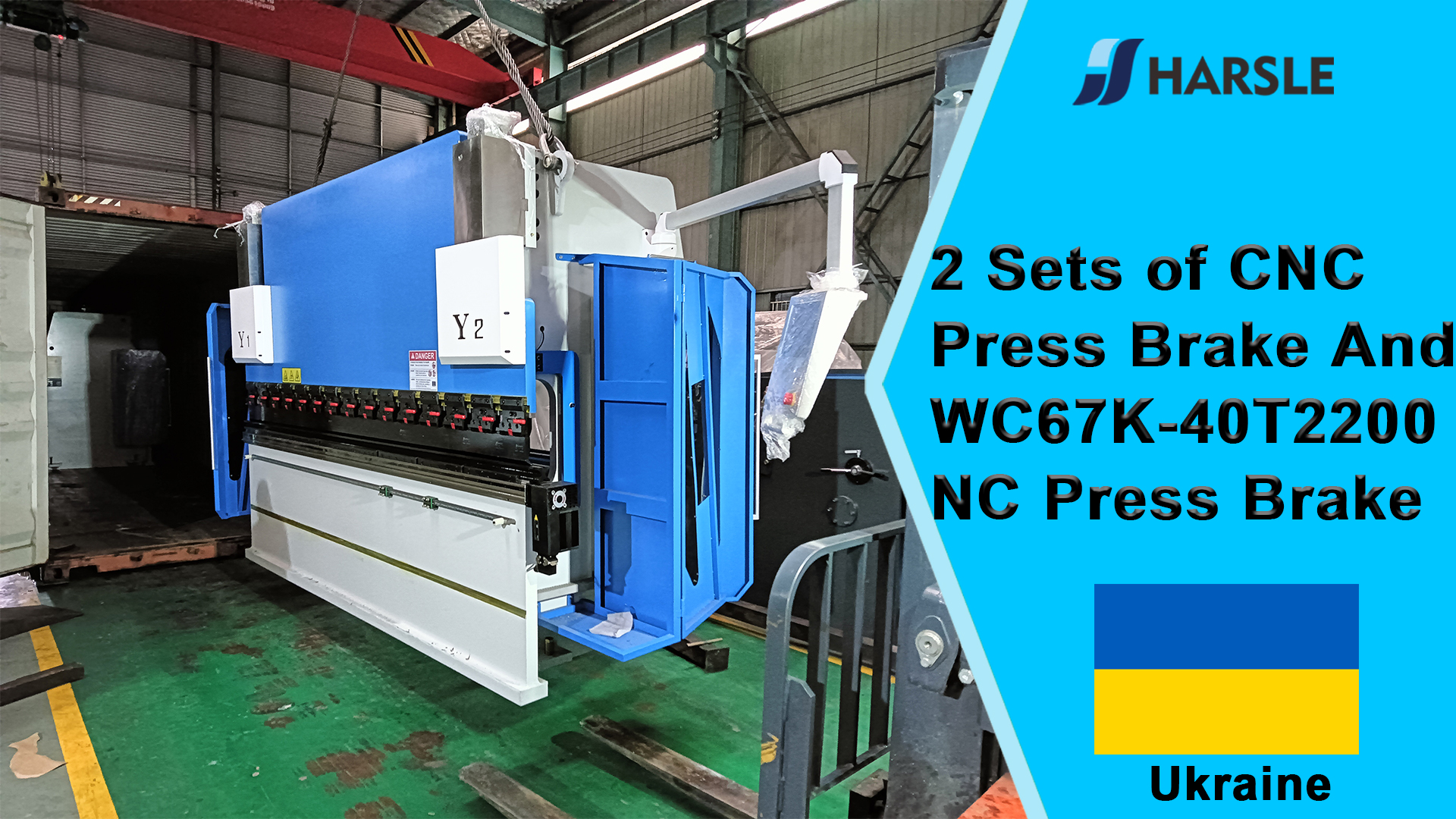 Ucraina-2 set di presse piegatrici CNC e presse piegatrici NC WC67K-40T2200