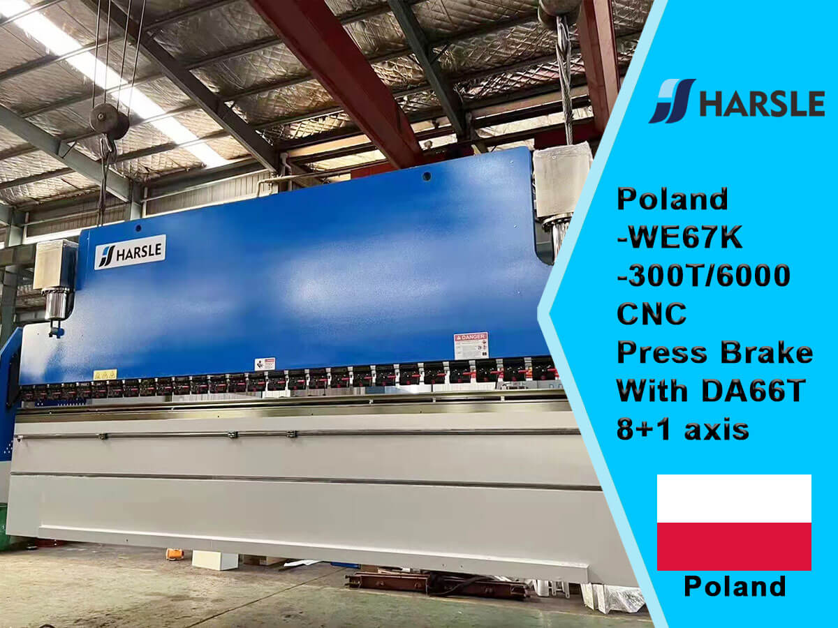 Polonia-We67K-300T/6000 CNC Pressa freno con sistema DA66T 8+1 asse