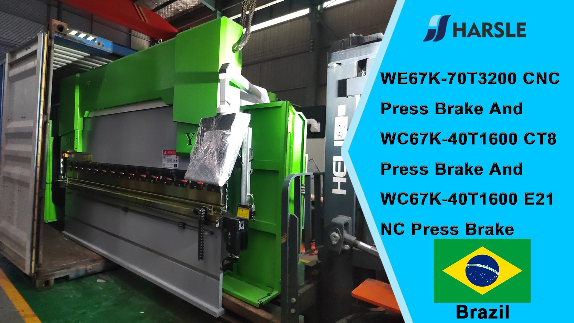 Pressa piegatrice CNC Brazil-WE67K-70T3200 e pressa piegatrice WC67K-40T1600 CT8 e pressa piegatrice WC67K-40T1600 E21 NC