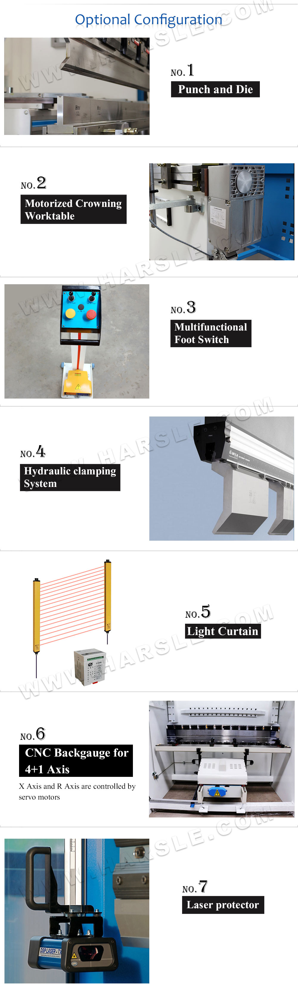 Produttore di freni idraulici CNC