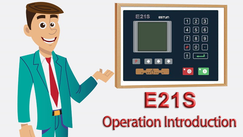 Operazione E21s Introduzione e manuale per la macchina per taglio NC, come utilizzare il controller E21S