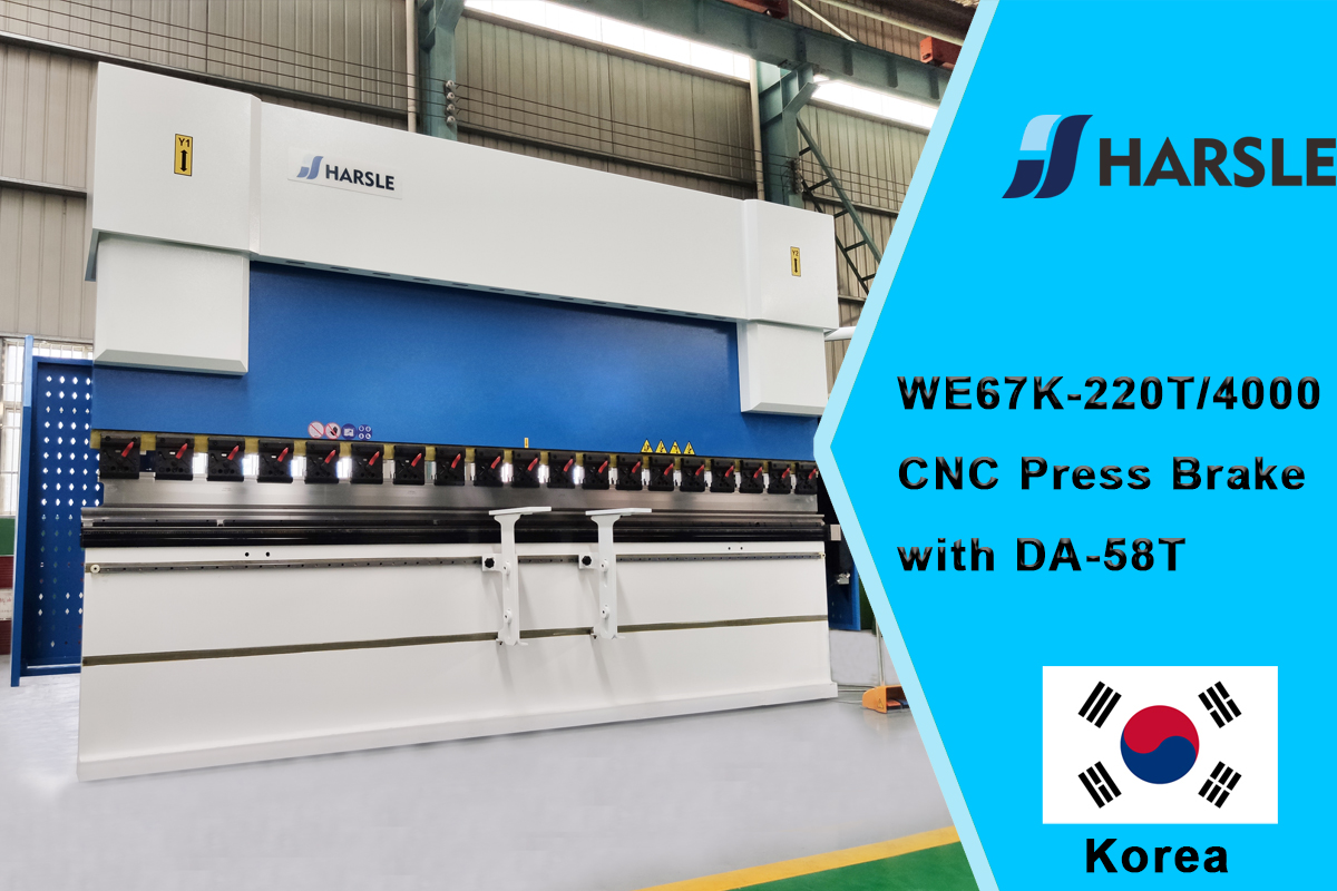 Corea-We67K-220T/4000 DA-58T 4+1 freno per pressione idraulica CNC