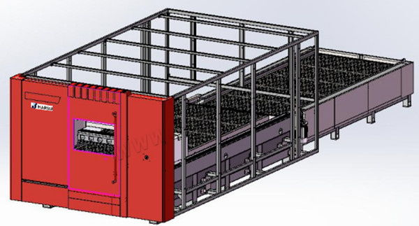 Installa la macchina da taglio laser