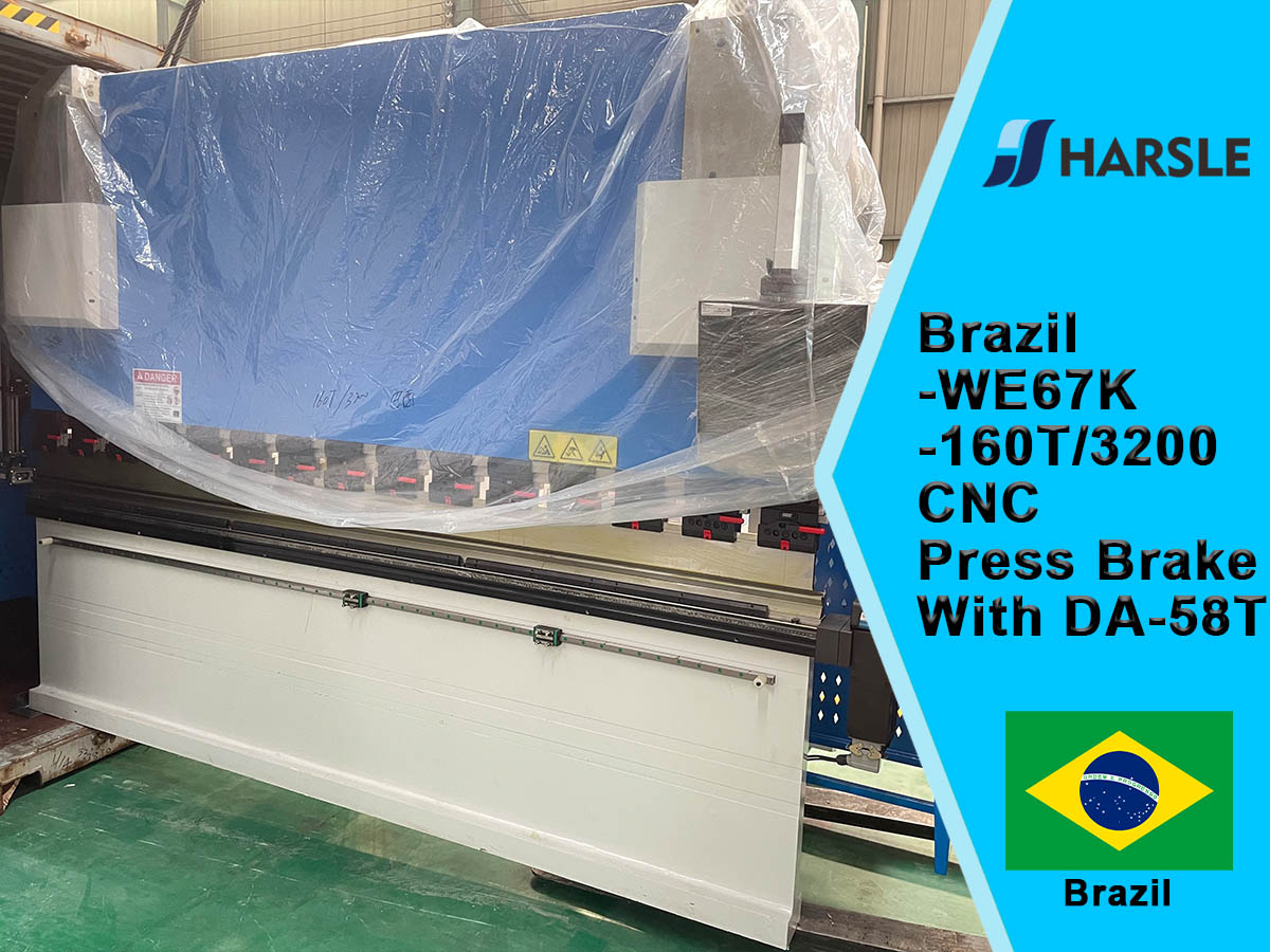 Brasile-We67K-160T/3200 CNC Press Brake con DA-58T