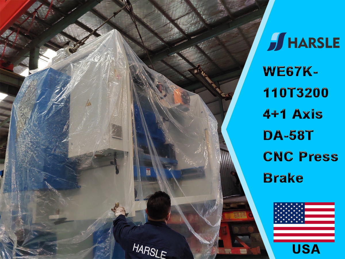 USA-WE67K-110T3200 4+1 Asse DA-58T CNC Freno Pressa