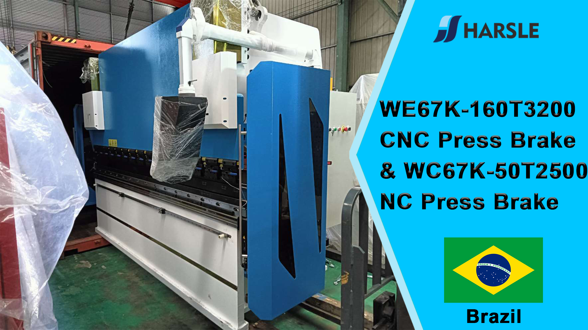 Pressa piegatrice CNC Brazil-WE67K-160T3200 e pressa piegatrice NC WC67K-50T2500