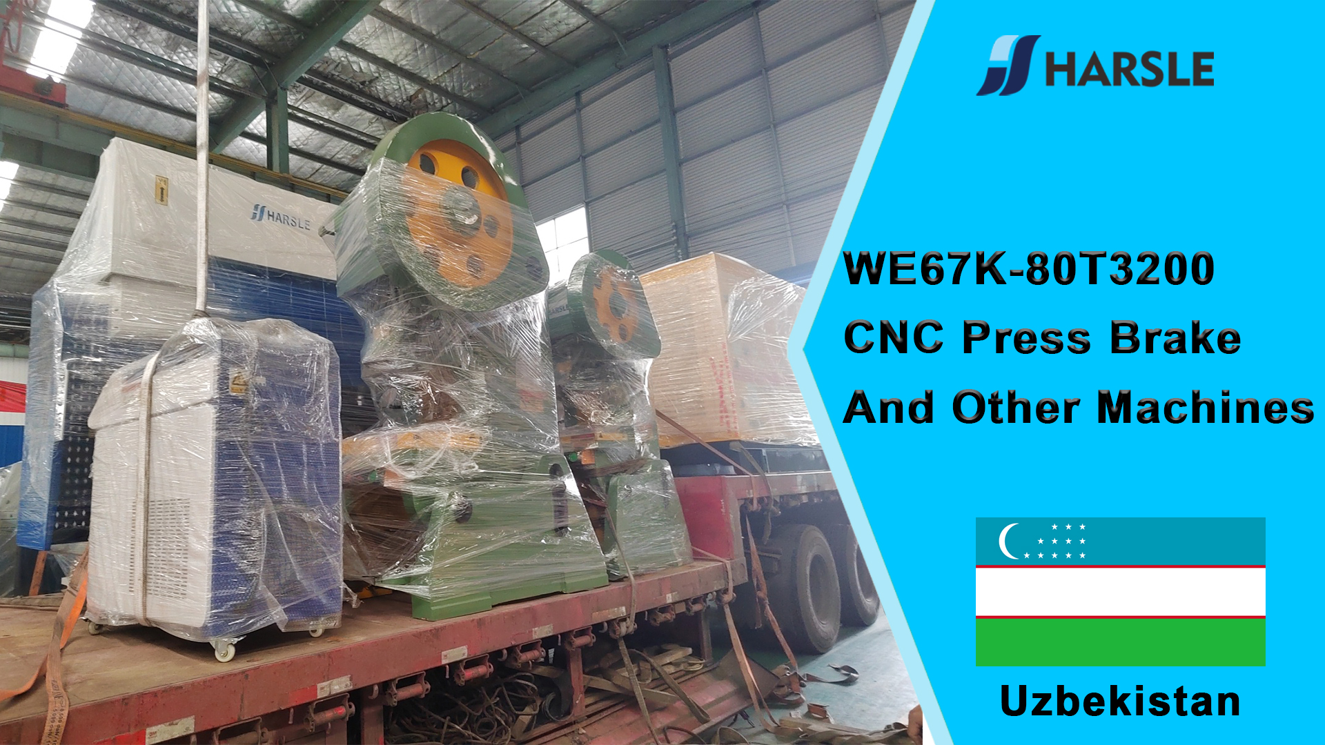 Uzbekistan-WE67K-80T3200 Pressa piegatrice CNC e altre macchine