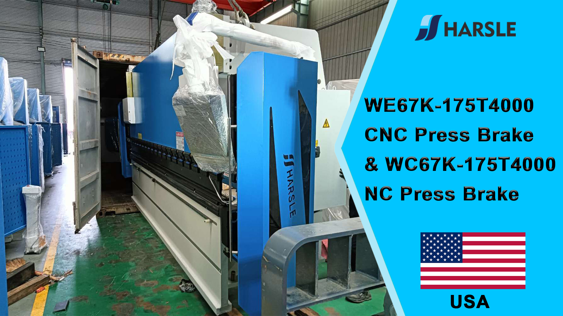 Pressa piegatrice CNC USA-WE67K-175T4000 e Pressa piegatrice NC WC67K-175T4000