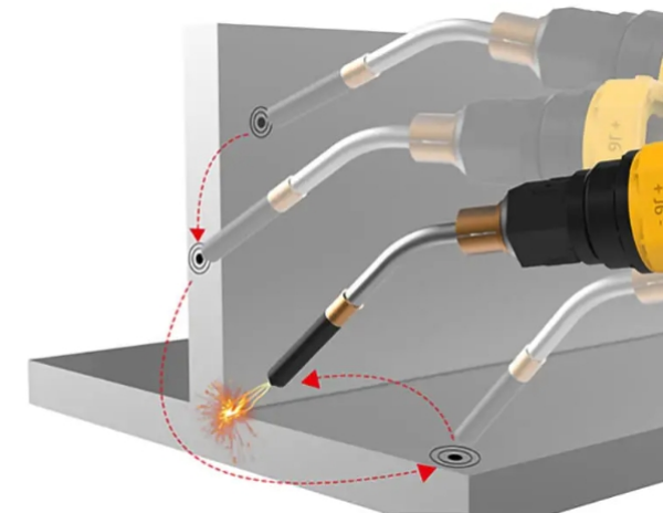 Metodo di posizionamento per la saldatura laser