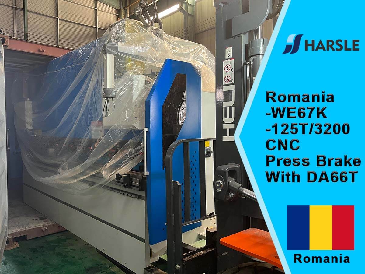 Romania-We67K-125T/3200 CNC Press Brake con DA66T