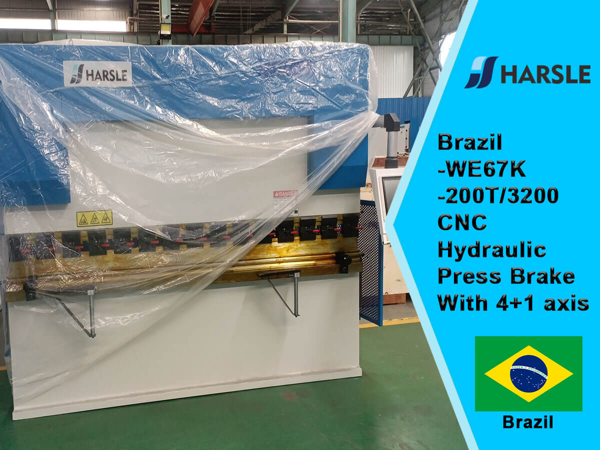 Brasile-We67K-200t/3200 CNC Freno di pressione idraulica con 4+1 asse