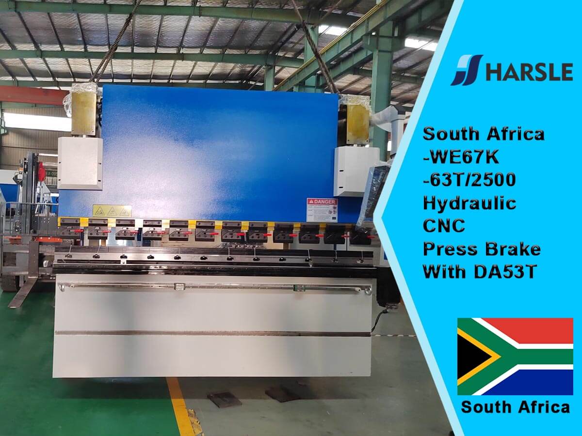 Sud Africa-We67K-63T/2500 freno CNC idraulico con DA53T