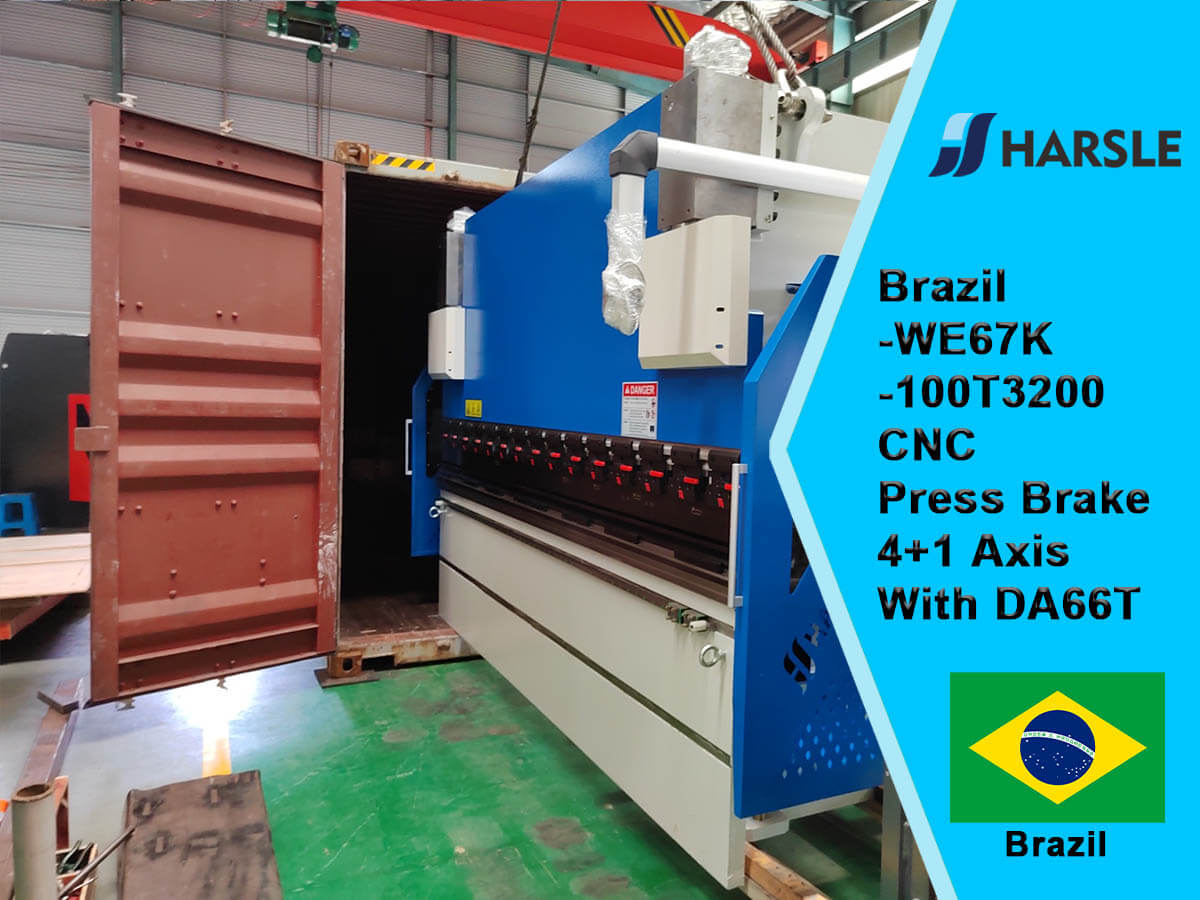 Brasile-We67K-100T/3200 CNC Pressa freno 4+1 con DA66T