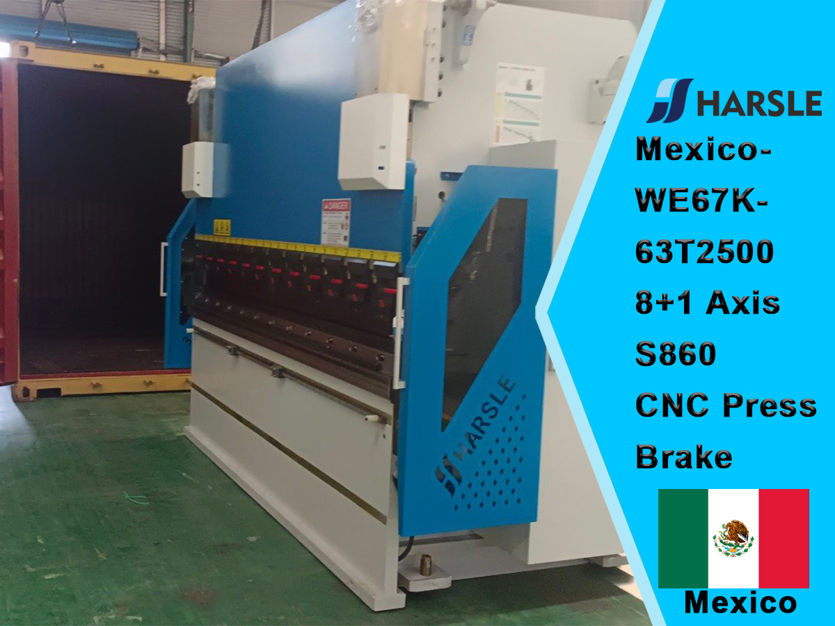 Messico-We67K-63T2500 8+1 Asse S860 CNC Pressa freno 