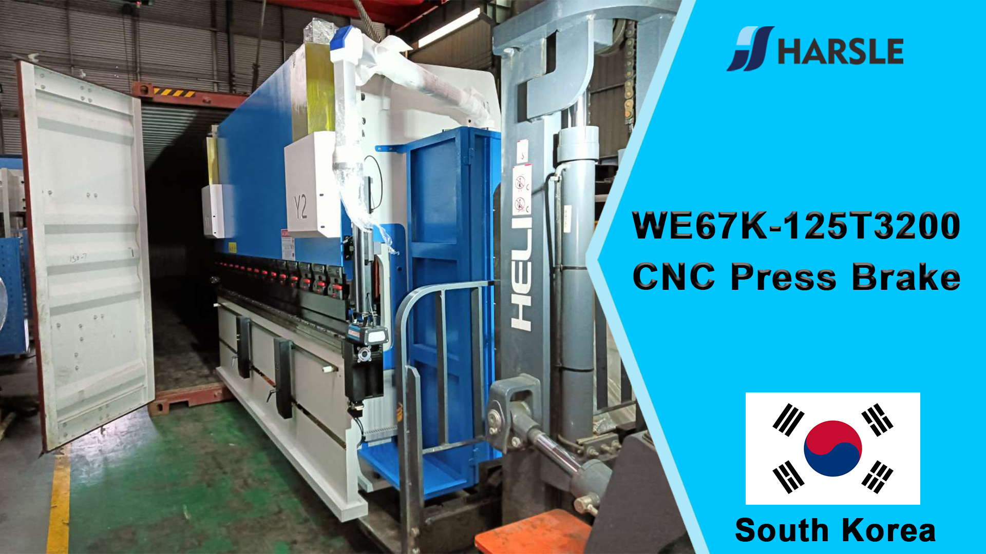 Pressa piegatrice CNC Corea del Sud-WE67K-125T3200