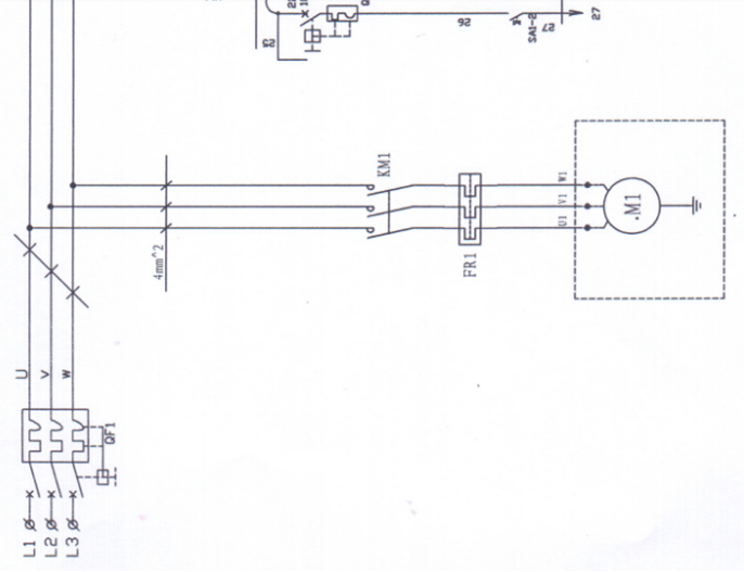 disegno della cesoia idraulica