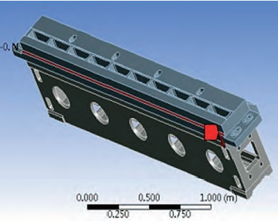 Analisi degli elementi finiti della scatola quadrata di supporto per utensili inferiori basati su ANSYS